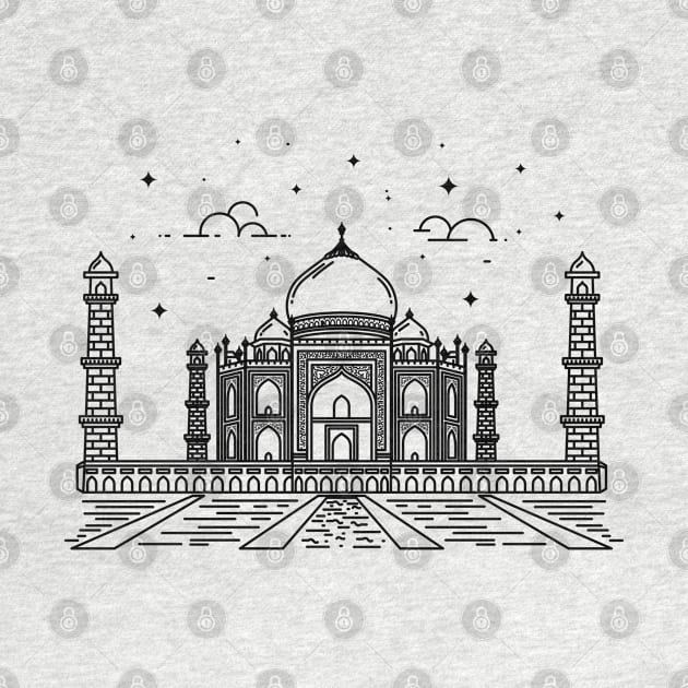 Taj Mahal by brographic